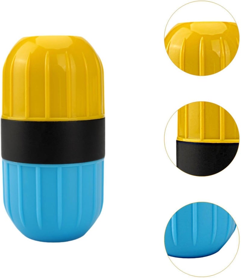 DYNWAVE Music Line Tablature Stamp Music Notation and Note Roller Stamp Multi Function Musical Line Stamp for Kids Students, Yellow Blue - Image 2